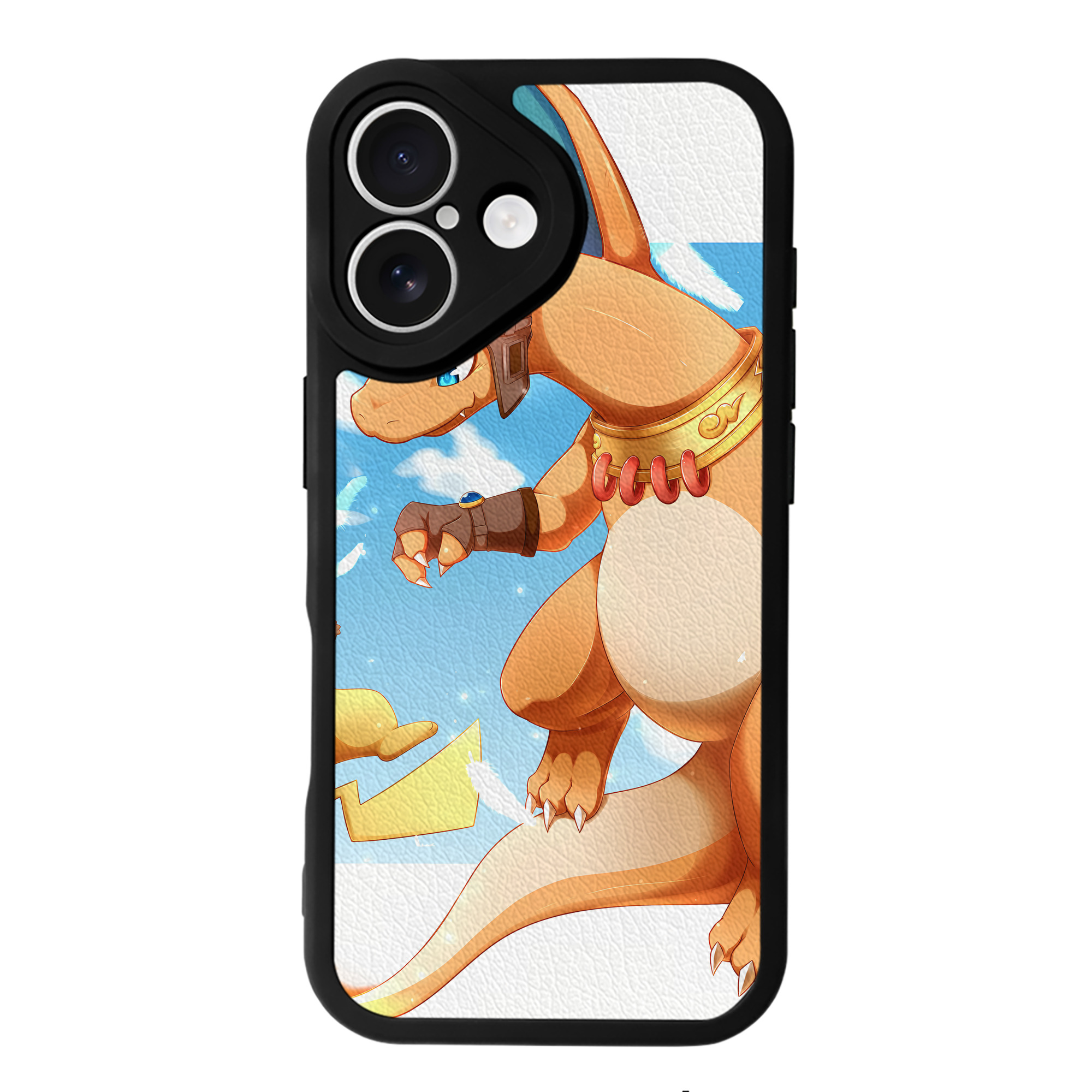 （画像用） ポケットモンスター Pokémon 【iPhone 16シリーズ対応】シリコンスマホケース（レザー調） 材質：シリコン